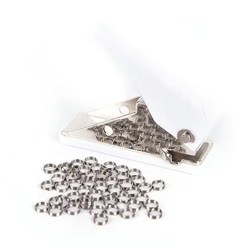 

1Pc Stainless Steel Dart Flight Metal Ring Punch Dart's Shaft Metal Ring Darts Accessories Dart with 50pcs Metal Ring