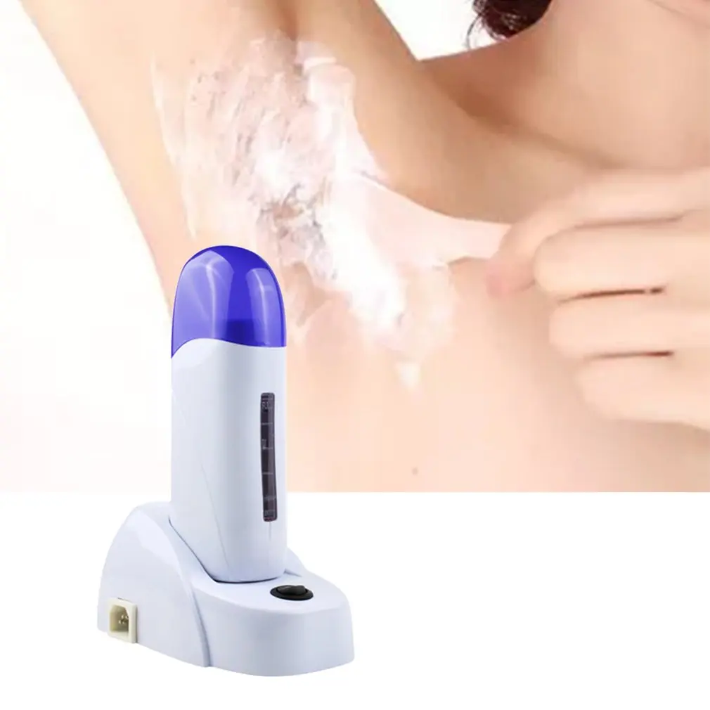 Компактный нагреватель воска для депиляции роликовый мужчин и женщин удаления