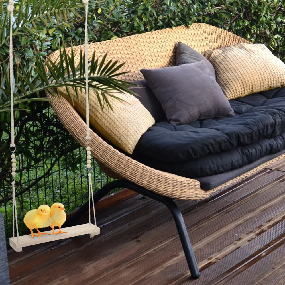 

1Pc Chicken Parrot Climbing Creative Bird Swing Plaything Funny Pet