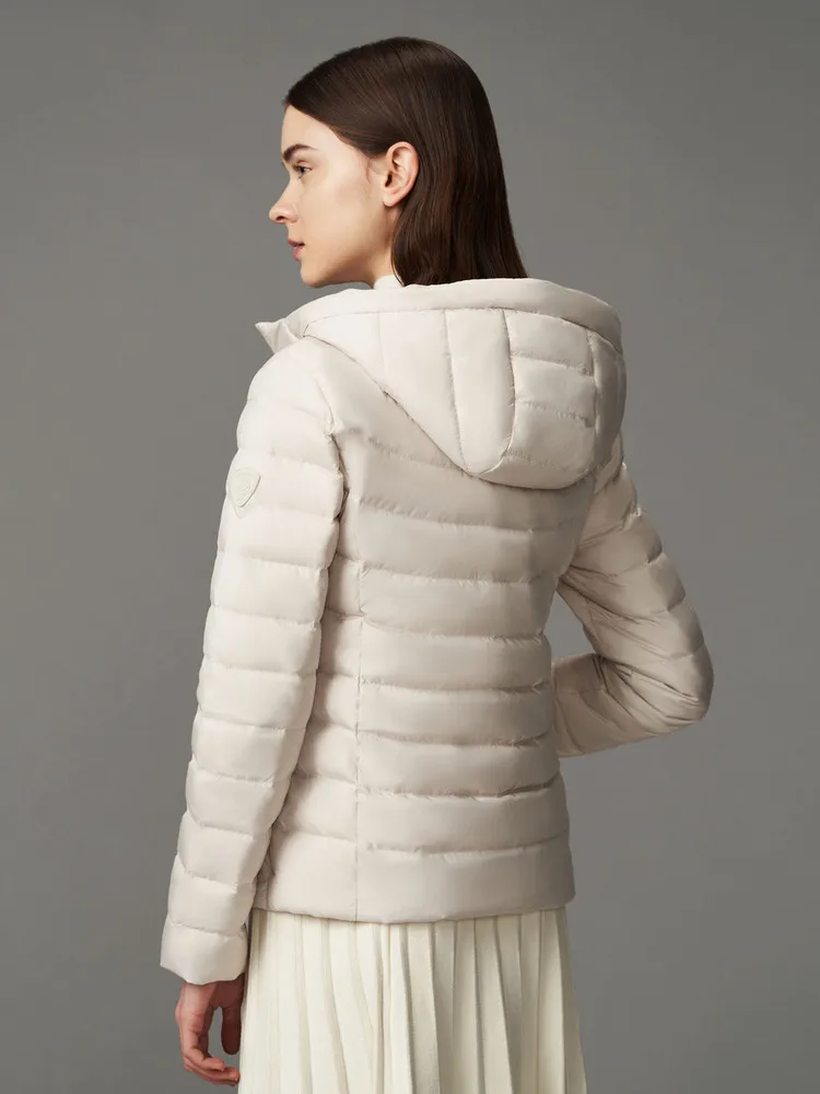 Winter New down Jacket Women's Thin Hood Short Portable down Jacket Trendy Ins Jacket duck down jacket women