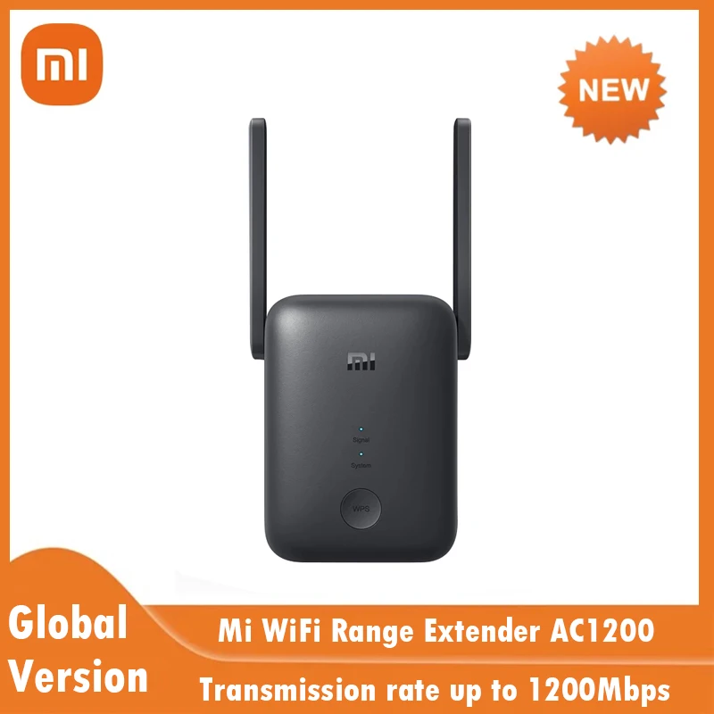 Новинка внешний усилитель диапазона Wi Fi Xiaomi Mi AC1200 2 4 ГГц и 5 порта Ethernet 1200 Мбит/с
