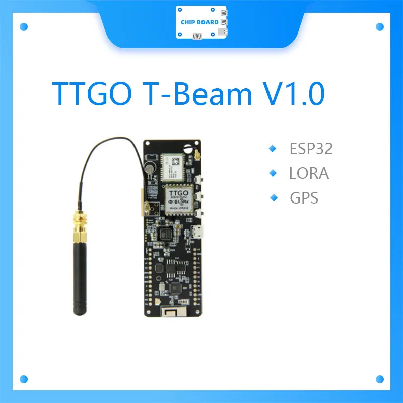 LILYGO TTGO T Beam V1.0 ESP32 LORA 433/868/915 МГц WiFi беспроводной Bluetooth модуль GPS NEO M8N IPEX 923 держатель
