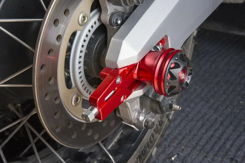 CNC мотоциклетная задняя ось цепи регуляторы натяжитель катушка для 2017 2018 Honda XAdv750 X