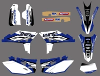 nicecnc motorcycle team background graphic sticker decals kit for yamaha wr450f wrf450 wr 450f wrf 450 2012 2013 2014 fork decal