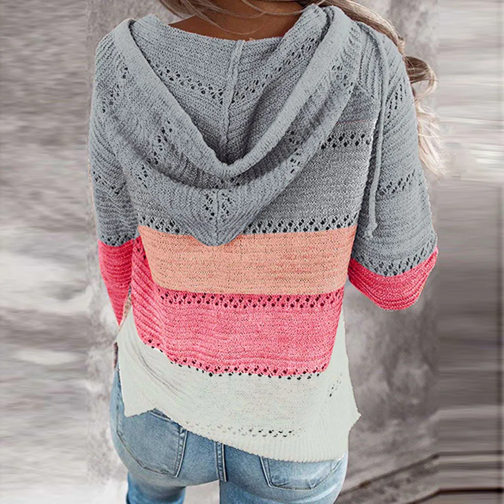 Женский свитшот с V-образным вырезом и длинными рукавами | Женская одежда