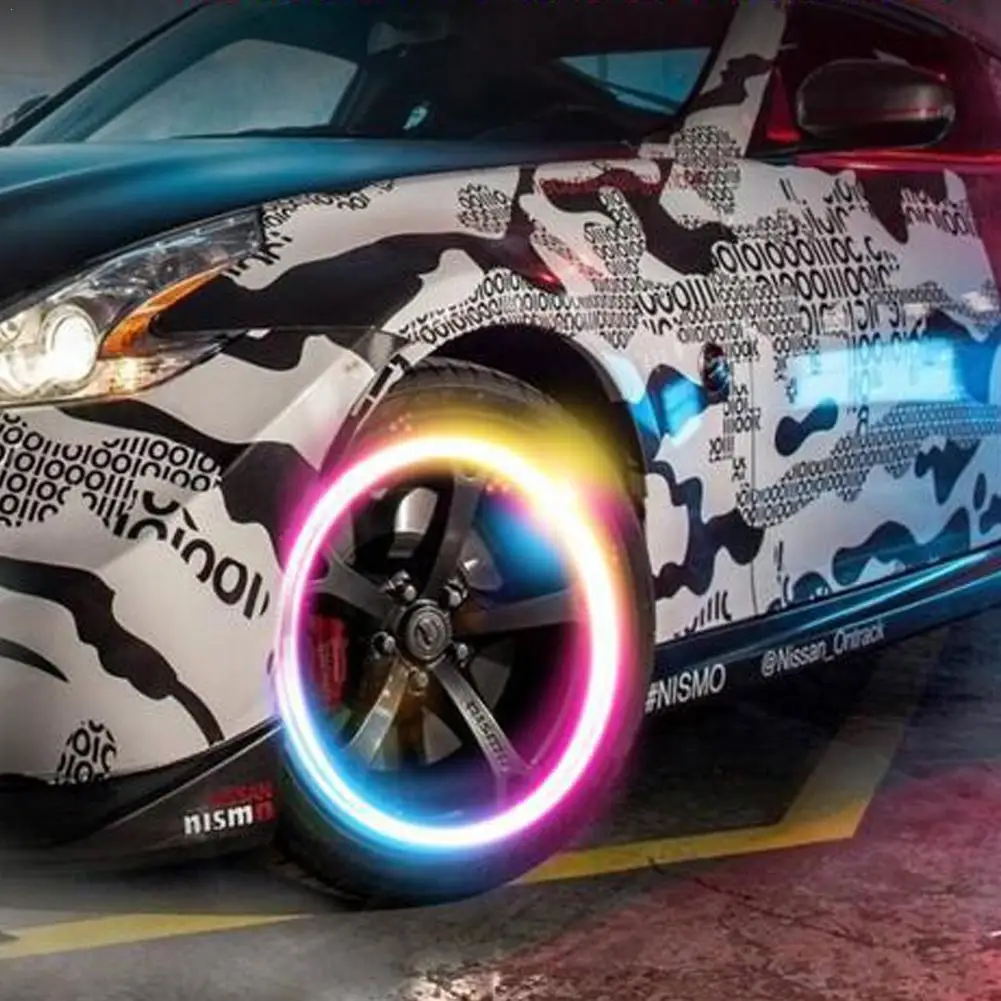 

Автомобильная и мотоциклетная лампа с насадкой на клапан, светодиодная декоративная лампа для шин с воздушным отверстием, ночное видение