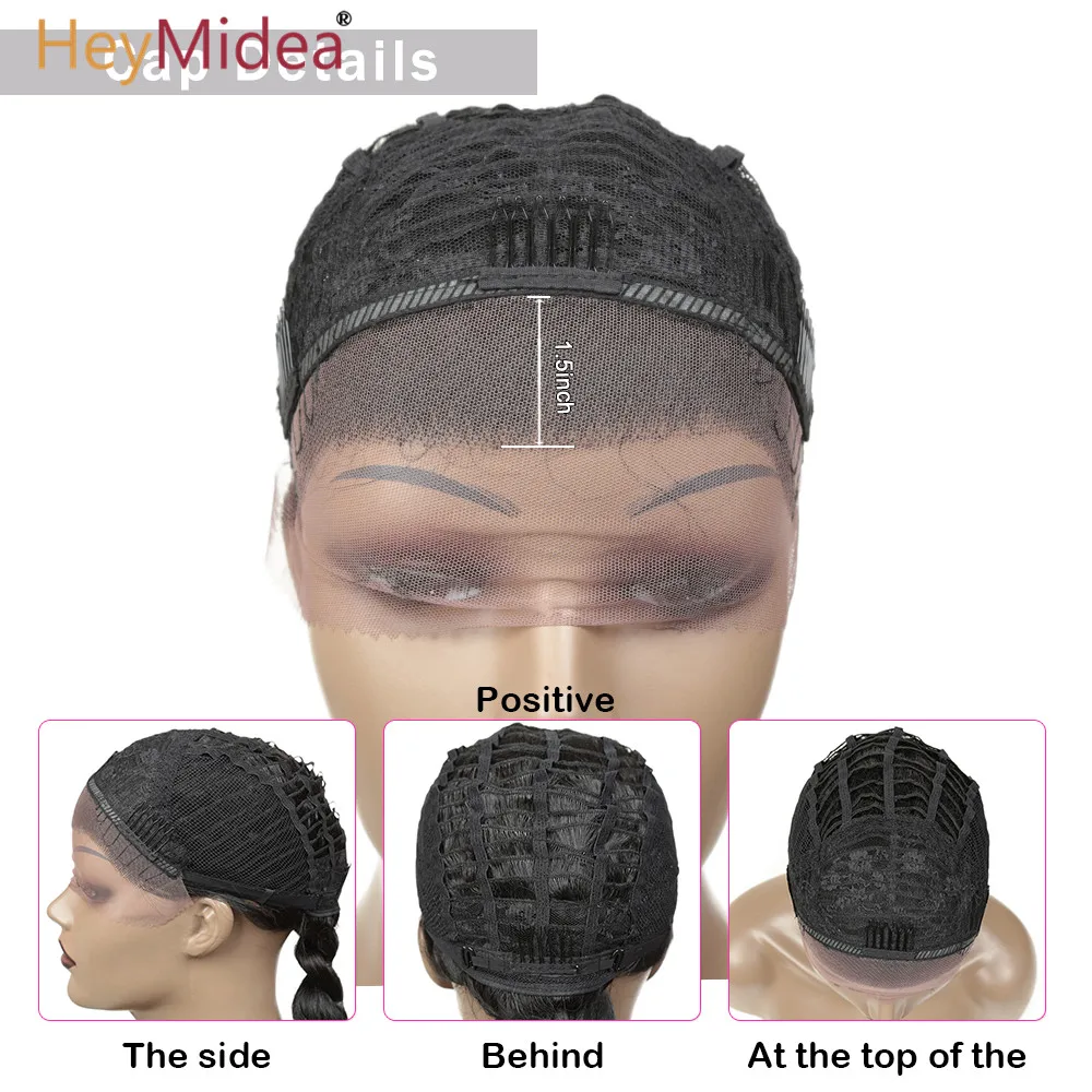 

Braided Wigs Synthetic Lace Front Wig for Black Women Box Braid Wig Heat Resistant Cosplay Wig HeyMidea