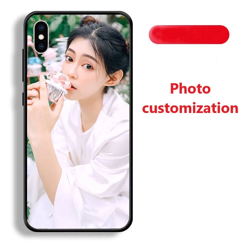 

Photo customization DIY phone case IPhone Huawei Samsung oppo vivo Frosted soft shell tempered glass Couple holiday gifts