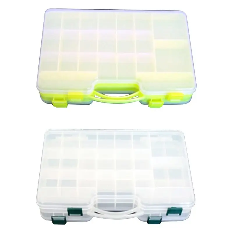 Двойные коробки для рыболовной приманки двухсторонние снасти чехол хранения