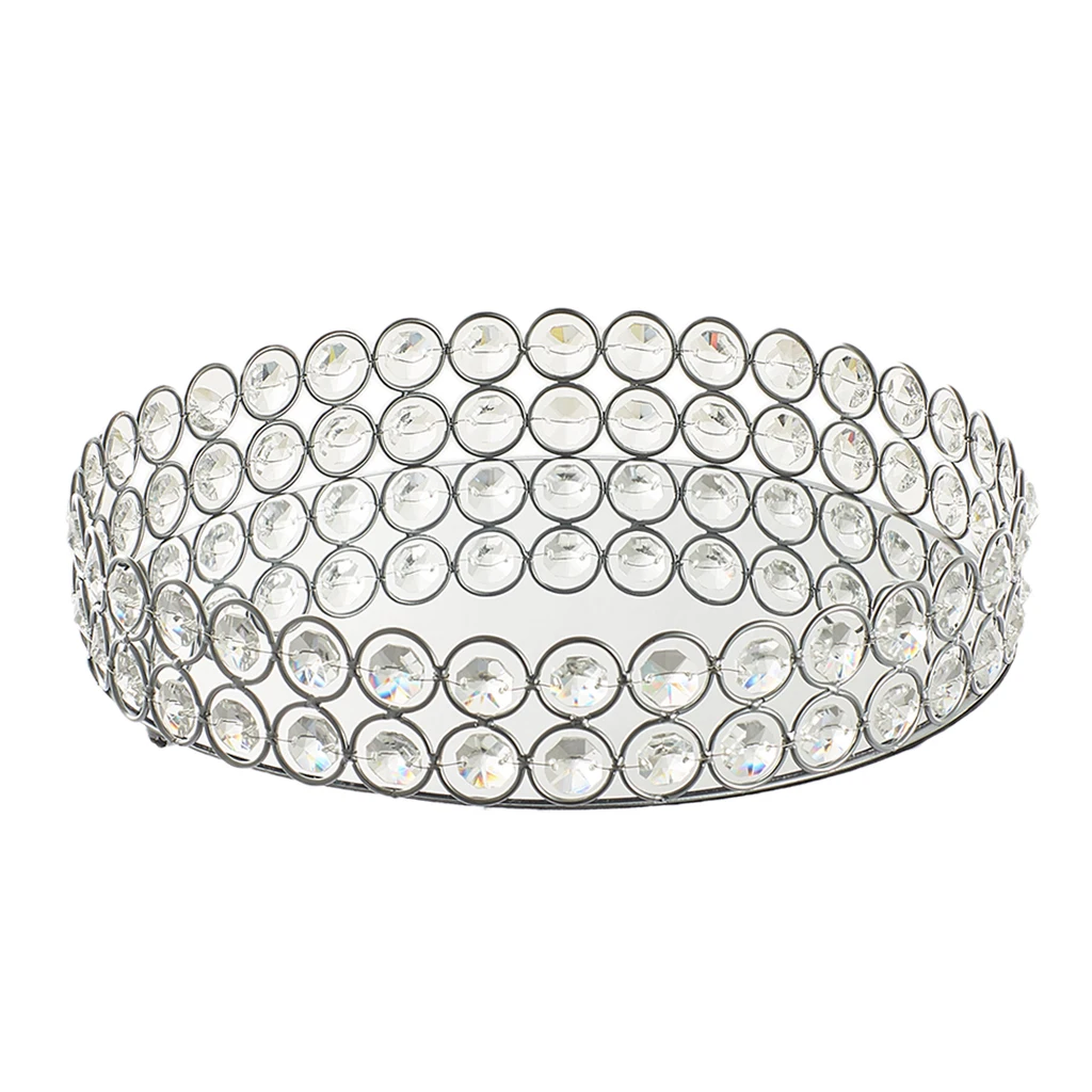 Хрустальный поднос Косметический Макияж Ювелирные изделия безделушка