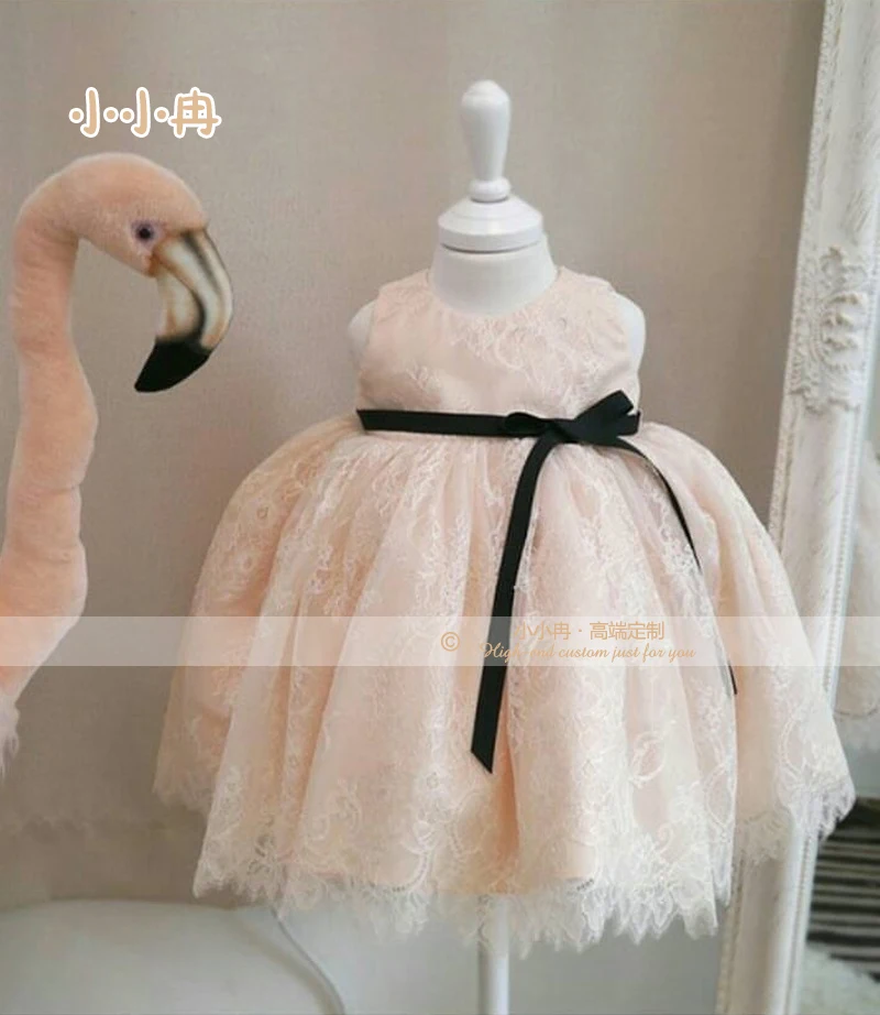 

New Cute Baby Infant Girls 1st Birthday Party Dress Infant Toddler Kids Clothes Christmas Gown Lace Dress