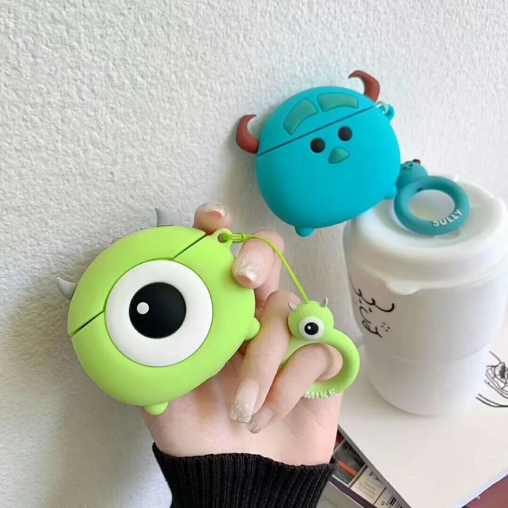 Devil eyes силиконовый чехол для Airpods защитный беспроводной Bluetooth гарнитура аксессуары коробка Наушники с зарядным устройством сумка чехол