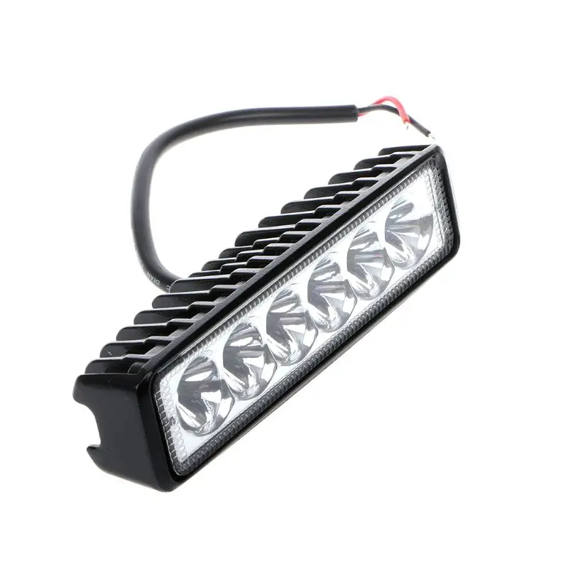 

18W 6 LED DC 10-30V Flood Bar Work Light Boat Car Lamp SUV UTE ATV Offroad L41C