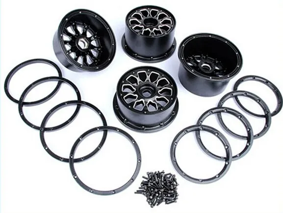 Алюминиевый ступицы колеса. Обод колеса с beadlock для 1/5 HPI KM Rofun Baja 5b ss rc