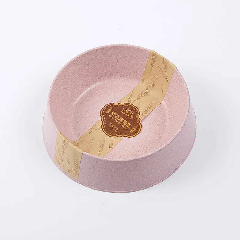 Small and Medium Dog Food Grade Wheat Straw Pet Bowl Environmental Protection Feeding Feeder Cat | Дом и сад