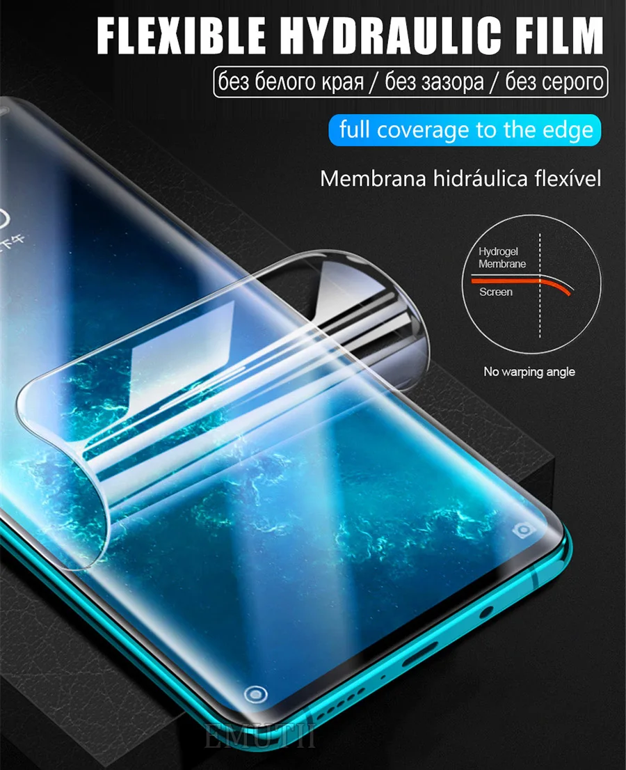 4pcs hidrogel hydrogel film for huawei p40 p30 p50 pro lite honor 50 se x9 x20 screen protector glass film mate 40 30 x7 x8 free global shipping
