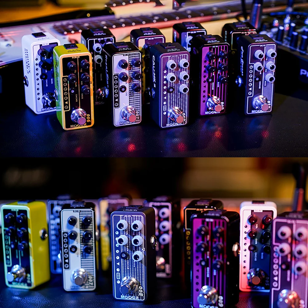 MOOER микро предусилитель серии 009 черный ночной Универсальный цифровой