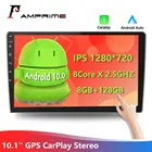 Автомагнитола AMPrime, мультимедийный видеоплеер на Android 10, 10,1 дюйма, 2din, без DVD, для Nissan, Toyota, Kia, VW, Suzuk, Hyunda, Renault, Ford