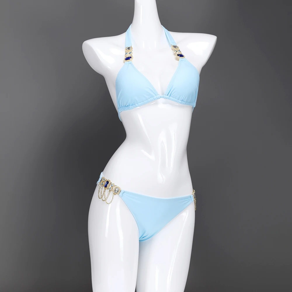 

Sexy Bikini Women Swimsuit Solid Bikini Set Push Up Swimwear Low Waist Bathing Suits Beach Wear 2020 New Swimming Suit For Women