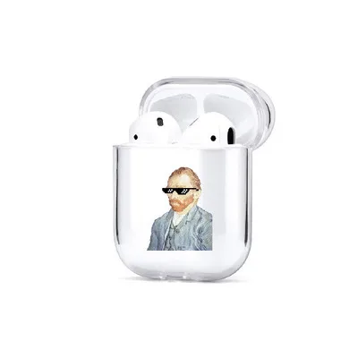 

Funny Case For Airpods Transparent Bluetooth Headphone Protective Case For Air pods Hard Cover