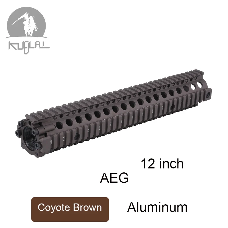 MK18 12 In CB AEG Алюминиевый жесткий слой анодированный MK18 RISII " 9" 1" страйкбол handguard черный CB тактический рельс для AEG GBB гель-бластер - Цвет: MK18 12 In CB AEG