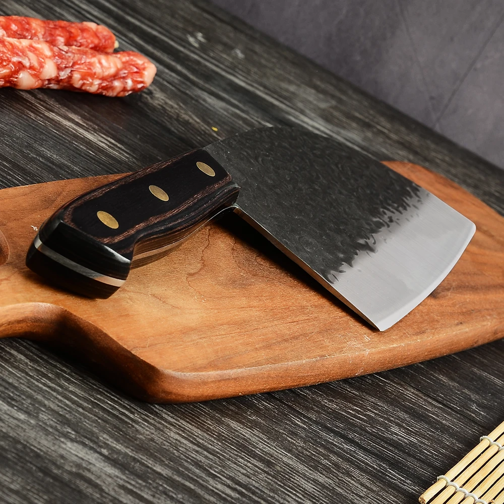 XYj 7 ''дюймов Тесак мясника кованые Сталь Ножи кости резак китайский слайсер