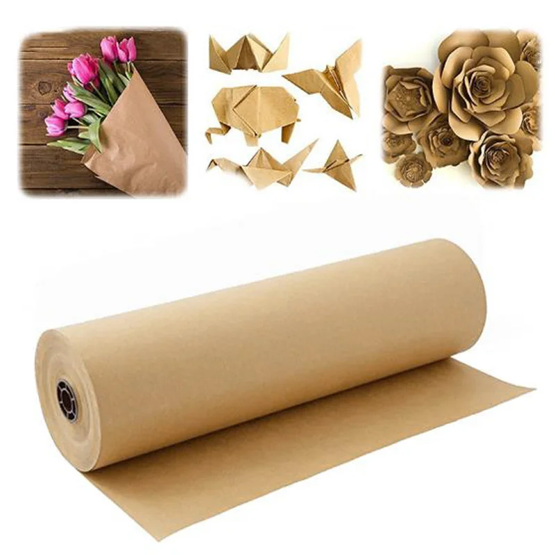 1 шт. Упаковка из крафт бумаги в рулонах для рукоделия и шитья свадьбы дня