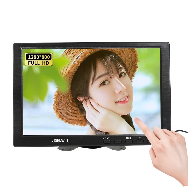 

10.1 inch 1280X800 gaming notebook touch screen, with HDMI VGA AV BNC port, built-in speakers, suitable for PC Xiaomi PS4 switch