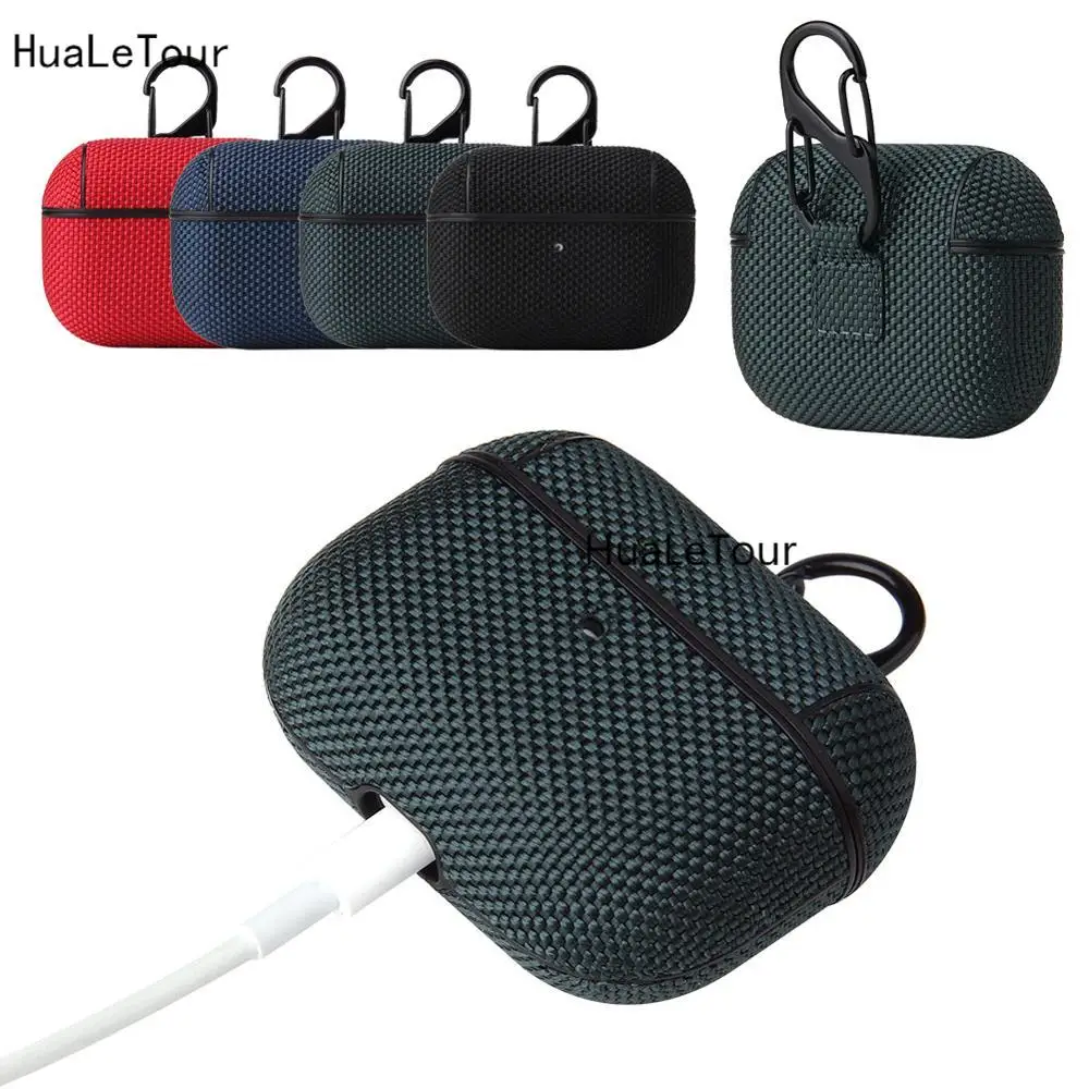 Текстильный тканевый чехол для наушников apple airpods pro3 противоударный беспроводных