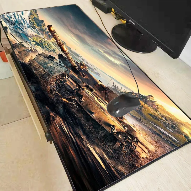 Большой скоростной коврик для клавиатуры Mairuige World of Tanks мыши игровой Настольный