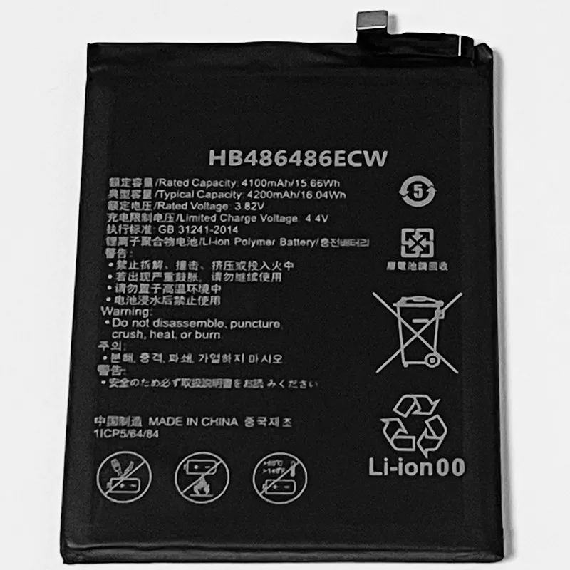 3 82 V 4200 мА/ч HB486486ECW для Huawei Mate 20 Pro LYA L09 LX9 L29 L0C AL10 AL00 TL00 батарея|Аккумуляторы