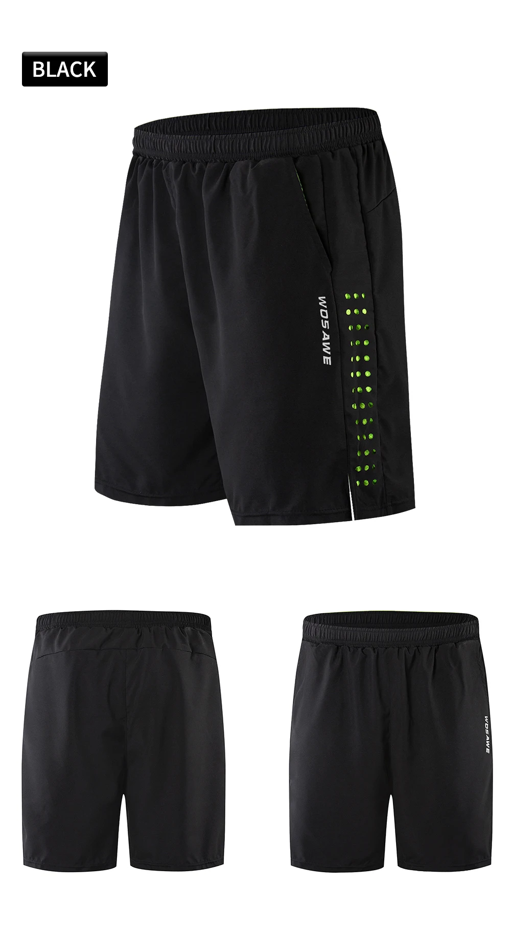 WOSAWE Мужские велосипедные шорты свободные подходят для горных велосипедов спорта