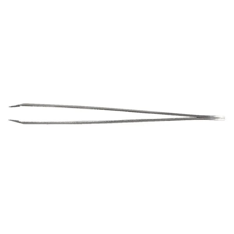 

Silver Tone Stainless Steel 3.5" Length Tweezer for Eyebrow