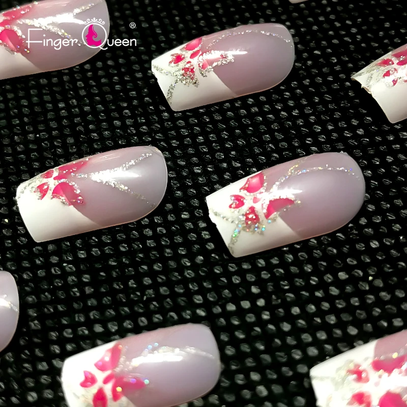 Накладные ногти съемные Типсы для наращивания ногтей 24 шт. 76 цветов | Красота и