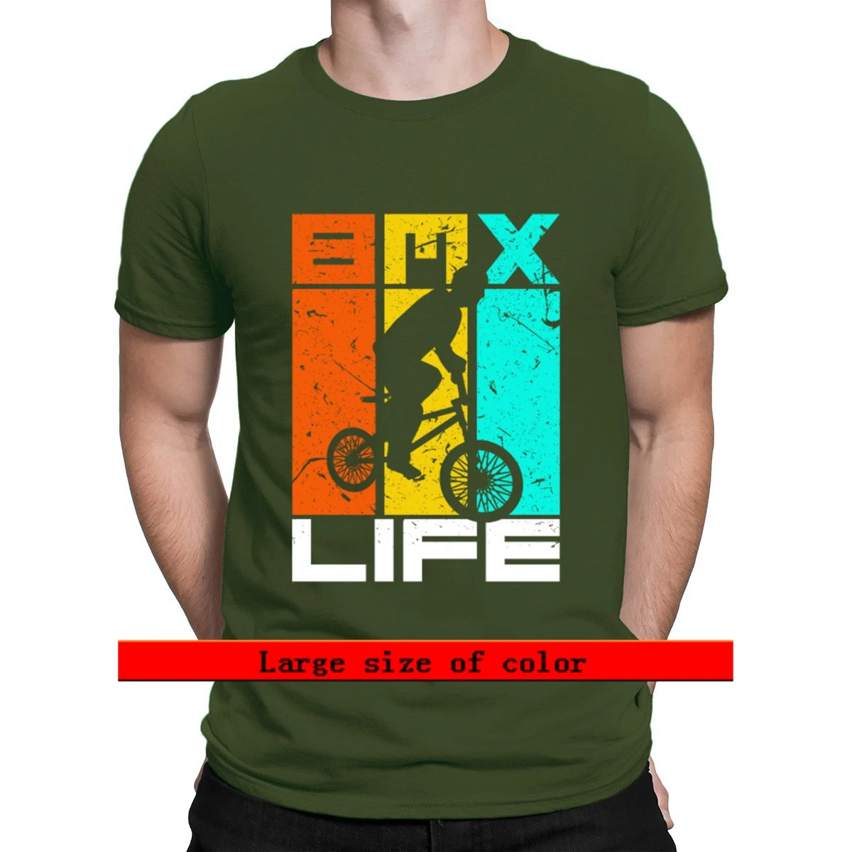 

Bike Motocross Bmx Present Idea 2021 T Shirt Crazy Cotton Knitted Letter Normal Summer Breathable Plus Size 3xl Shirt