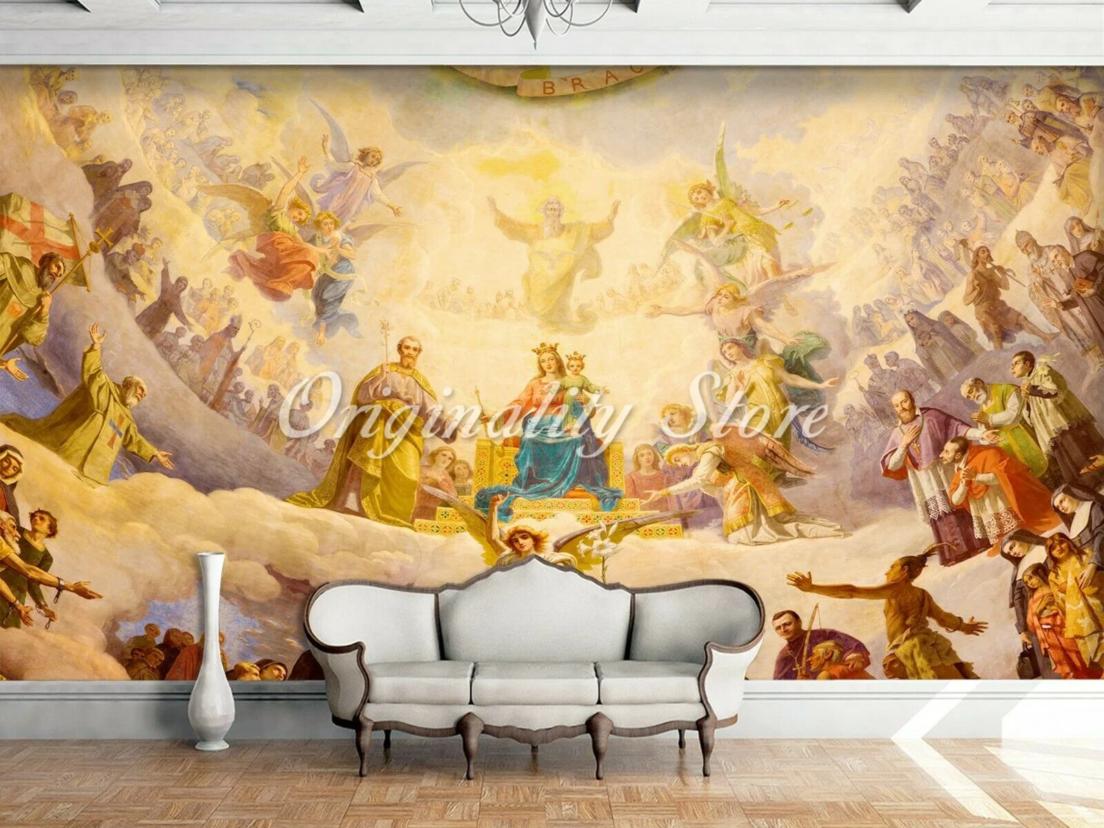 

Съемные настенные фрески с изображением религиозной Богоматери