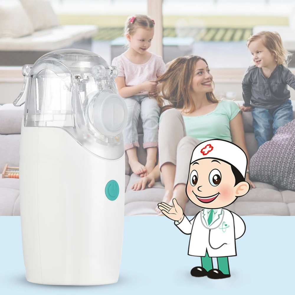 

Portable Health Care Medical Equipment Handheld Ultrasonic Mist Inhale Nebulizer For Children Adult Asthma Inhaler Atomizer
