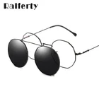 Ralferty, 2 в 1, модные солнцезащитные очки по рецепту, женские поляризованные солнцезащитные очки на застежке, оптические Металлические оттенки для женщин, таможня Z17122