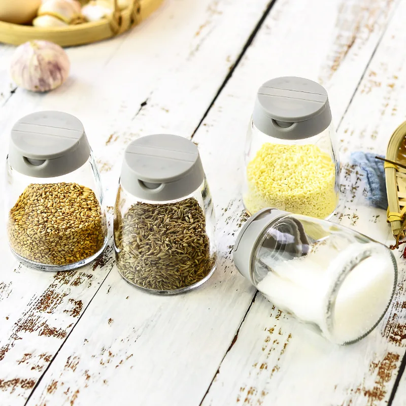 Набор из 4 предметов креативная стеклянная бутылка для приправ банка барбекю