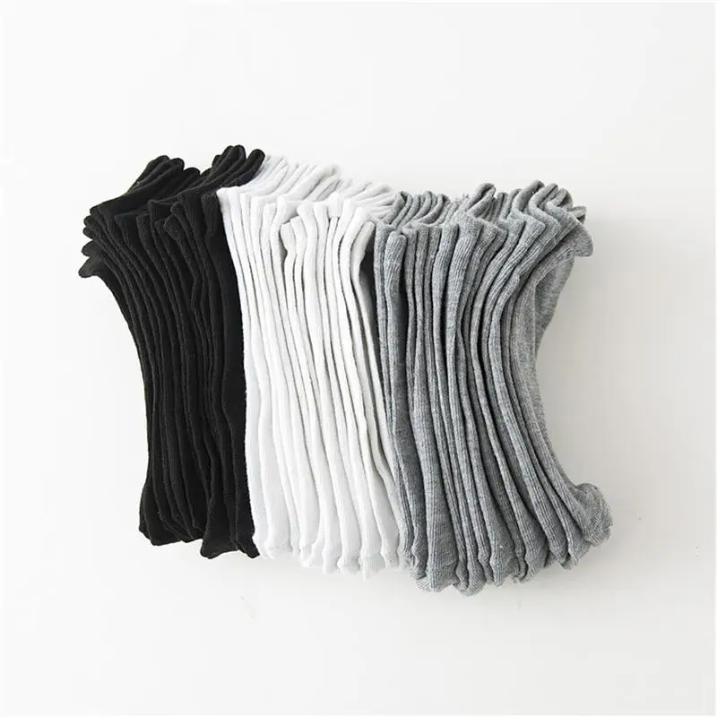 

10 pairs/lot Men Socks Cotton Large size38-44High Quality Casual Breathable Boat Socks Short Men Socks Summer Male