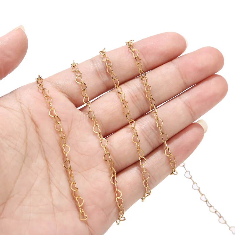 Цепочка Из Нержавеющей Стали 1 м 2 5 ширина 4 мм цепочки с сердечком | Украшения и