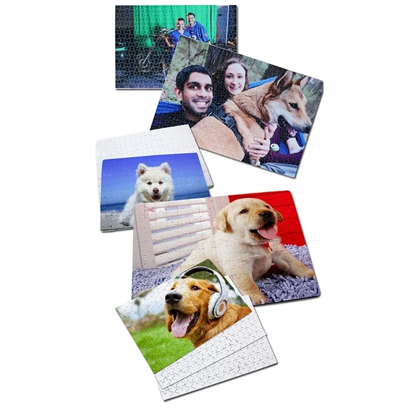 

10 Packs Handmade Jigsaw Puzzles A4 A5 Sublimation Blanks Puzzles DIY Puzzle Blank Custom Puzzle For Heat Transfer Craft