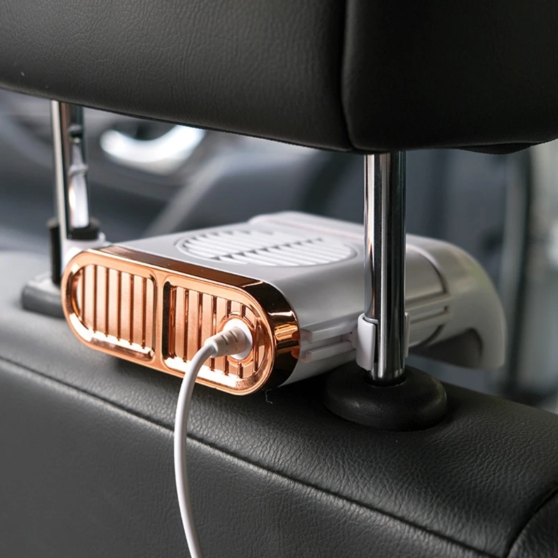 

Автомобильный мини USB-вентилятор на заднее сиденье, складной бесшумный вентилятор с регулируемой скоростью