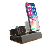 Aluminum 3in 1 Charging Dock For iPhone 12 Pro Mini 11 XR XsMax 8 7 Apple Watch Airpods Charger Holder For iWatch Stand Station