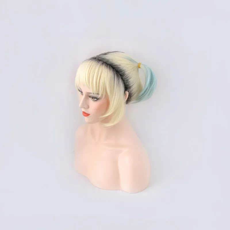 Парик для косплея женщин из аниме хищные птицы волосы с эффектом омбре хвостик