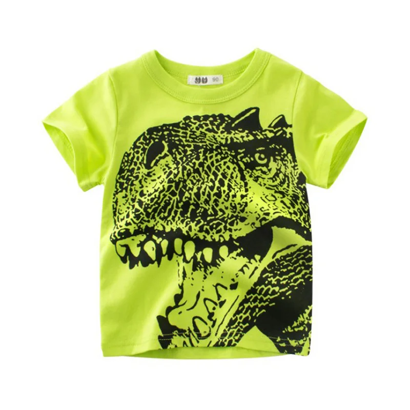

Cotton Kids T-Shirts Girl Boy Cartoon Printed Tops Children's Short-Sleeve T-shirt Summer Clothing 1-5 Years Boys T Shirt Kid