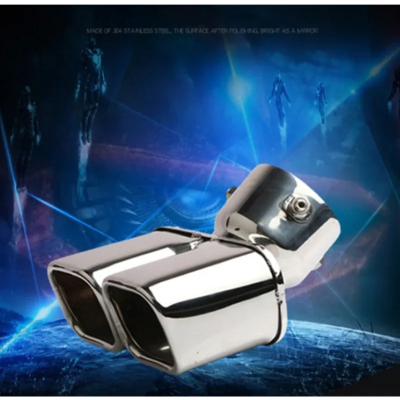 Автомобильный Стайлинг Высокое качество нержавеющая сталь на гриле синяя