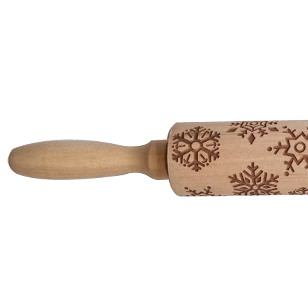 Ролик для выпечки печенья выгравированный ролик выгравировки теста на Рождество