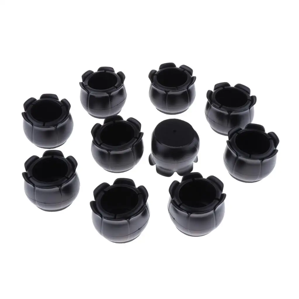 

10 Pack Table Chair Leg Caps Floor Protector Round Covers