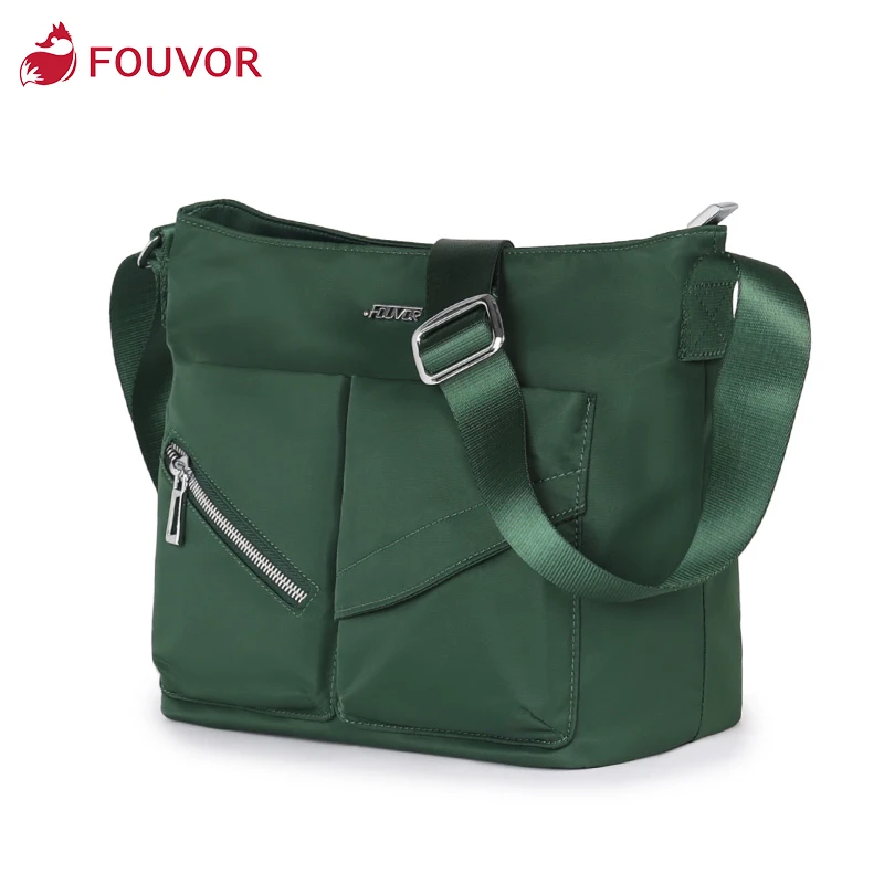 

Fouvor 2021 new Women's Shoulder Bags Large-capacity Bags Fashion Women's Bags Casual Messenger Bags Canvas Bags 2946-08